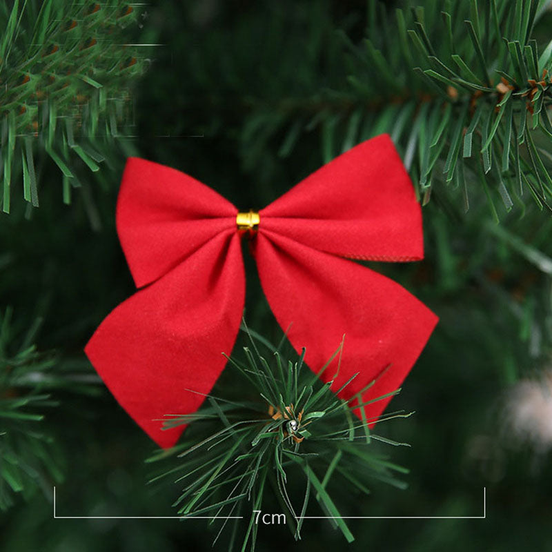 Christmas Tree Bow with Ribbon Decoration