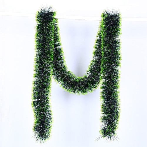 200m Floral Christmas Decoration with Ribbon Bow