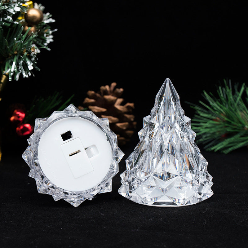 LED Crystal Candle Light for Christmas Decoration
