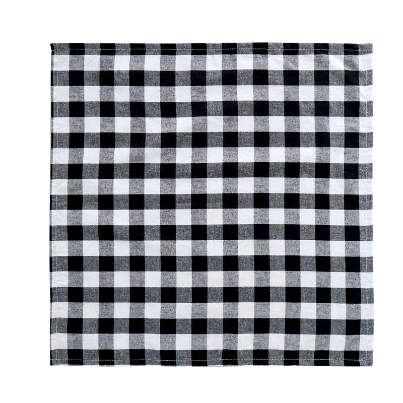Plaid Dinner Placemat for Christmas Decoration