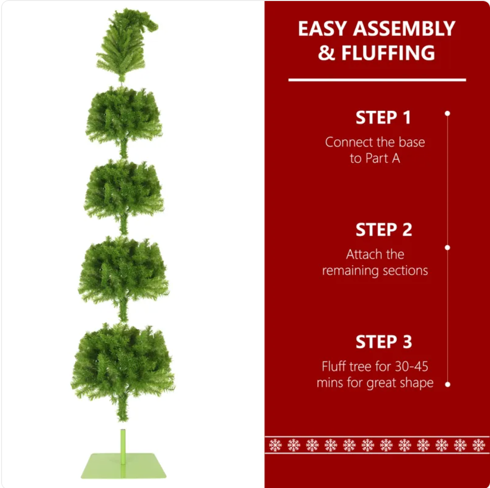 LED Crooked Head Christmas Tree Lamp